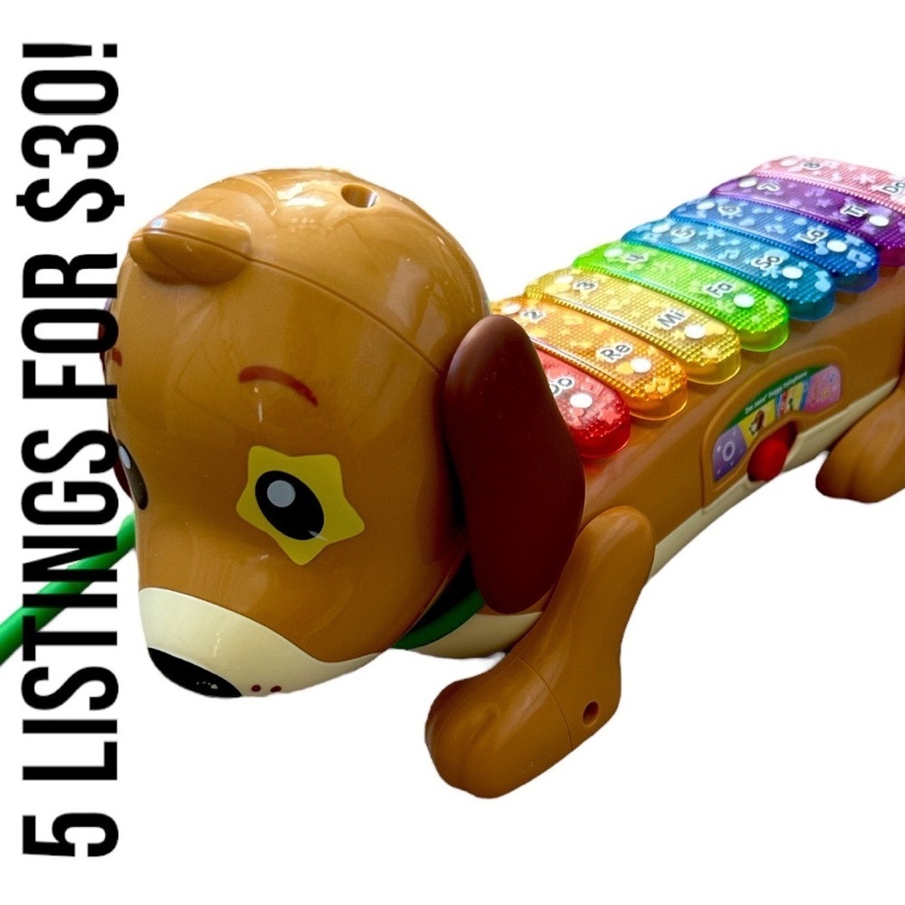 VTech Zoo Jamz Doggy Musical Xylophone Musical Dog Xylophone Toy pull toy